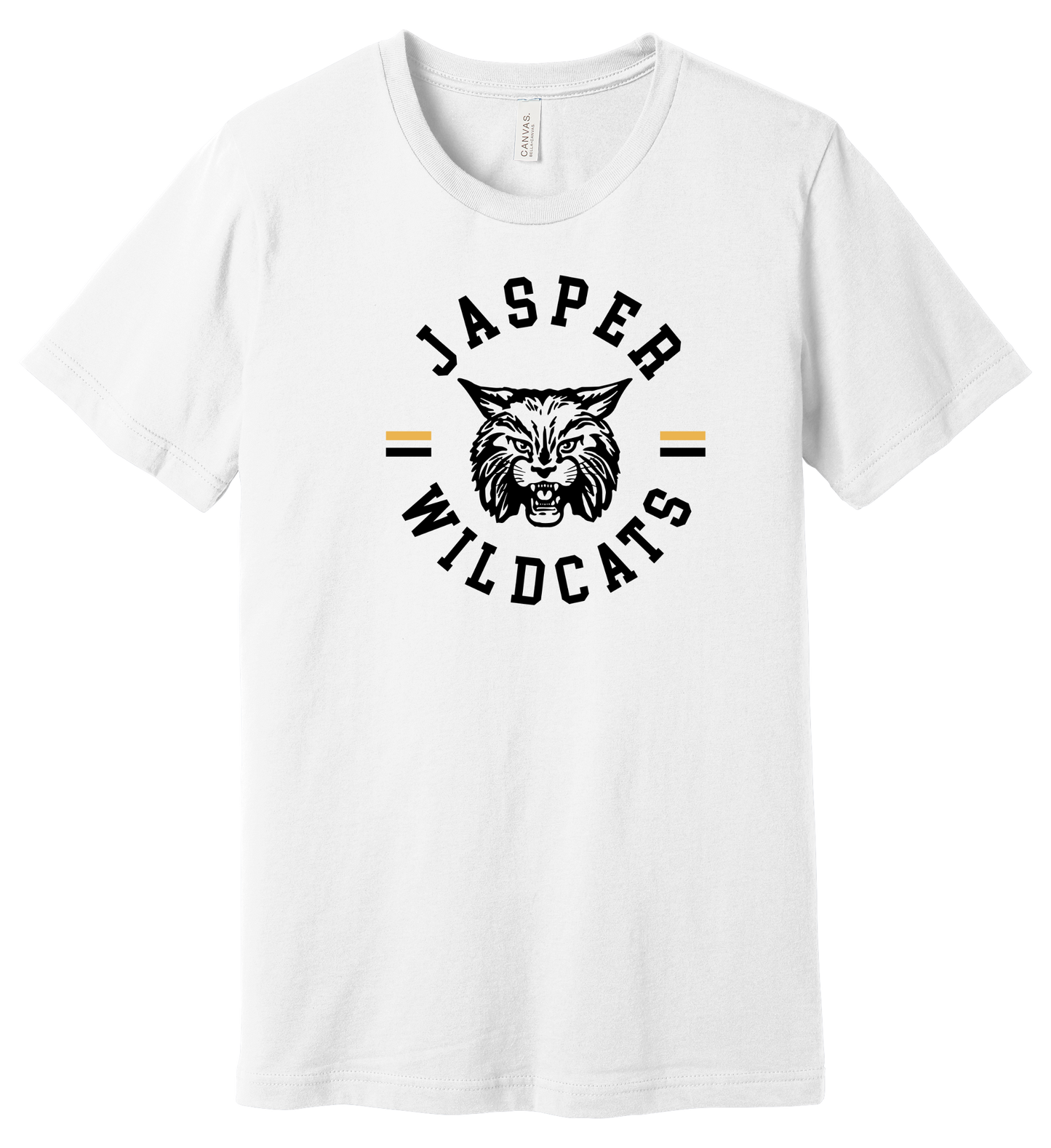 Jasper Wildcats Circle Bella Canvas Short Sleeve