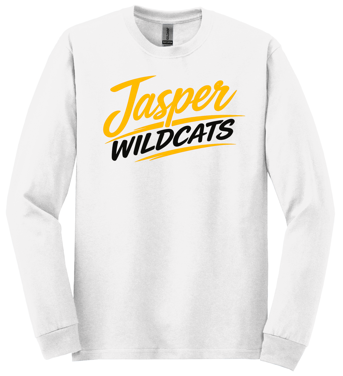 Jasper Wildcats Underline Gildan Long Sleeve