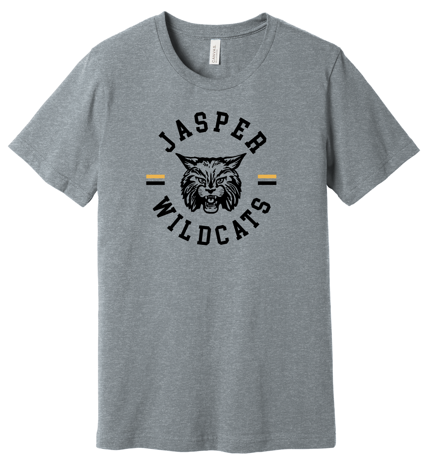Jasper Wildcats Circle Bella Canvas Short Sleeve