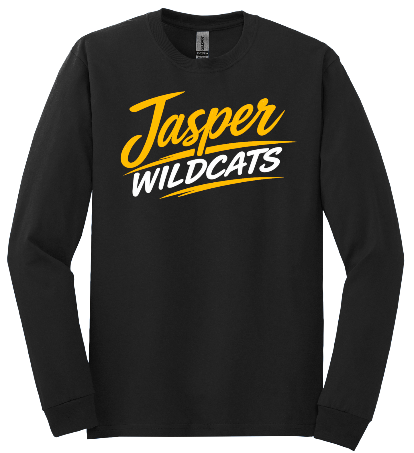 Jasper Wildcats Underline Gildan Long Sleeve