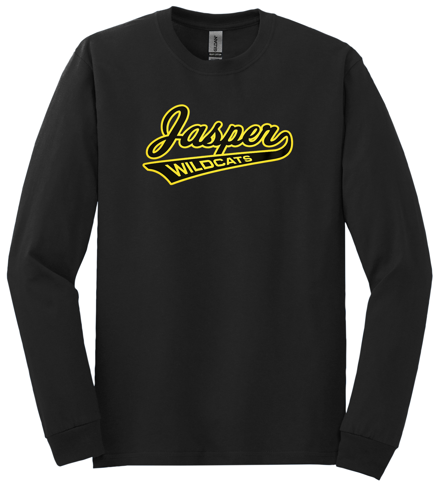 Jasper Wildcats Tail Gildan Long Sleeve