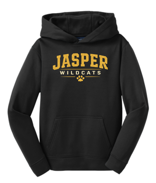 Jasper Wildcats Paw Print Performance Hoodie
