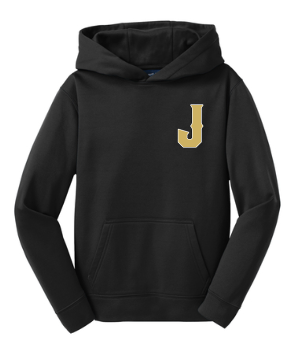 J Chest Logo Performance Hoodie