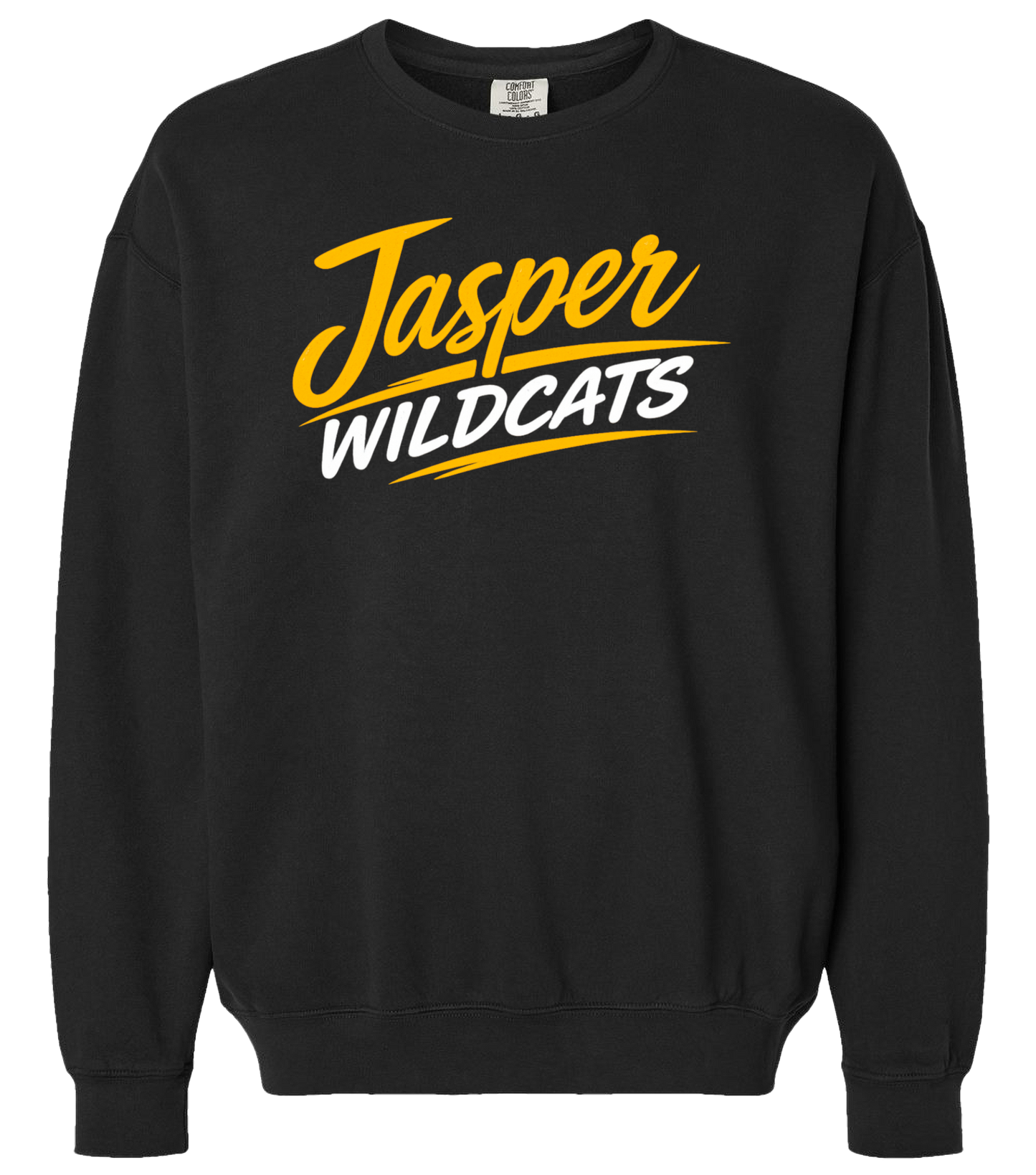 Jasper Wildcats Underline Comfort Colors Crewneck