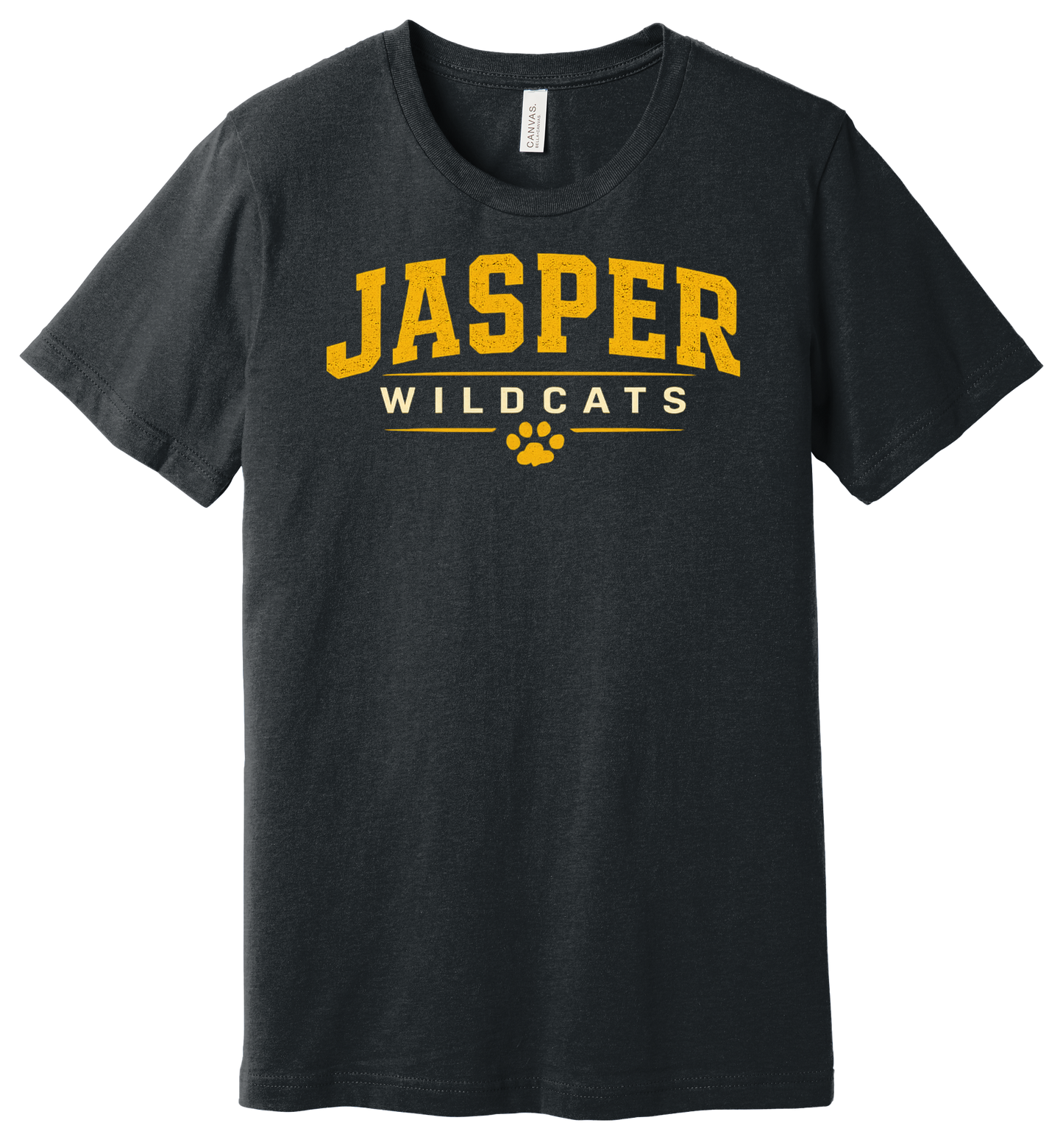 Jasper Wildcats Paw Print Bella Canvas Short Sleeve