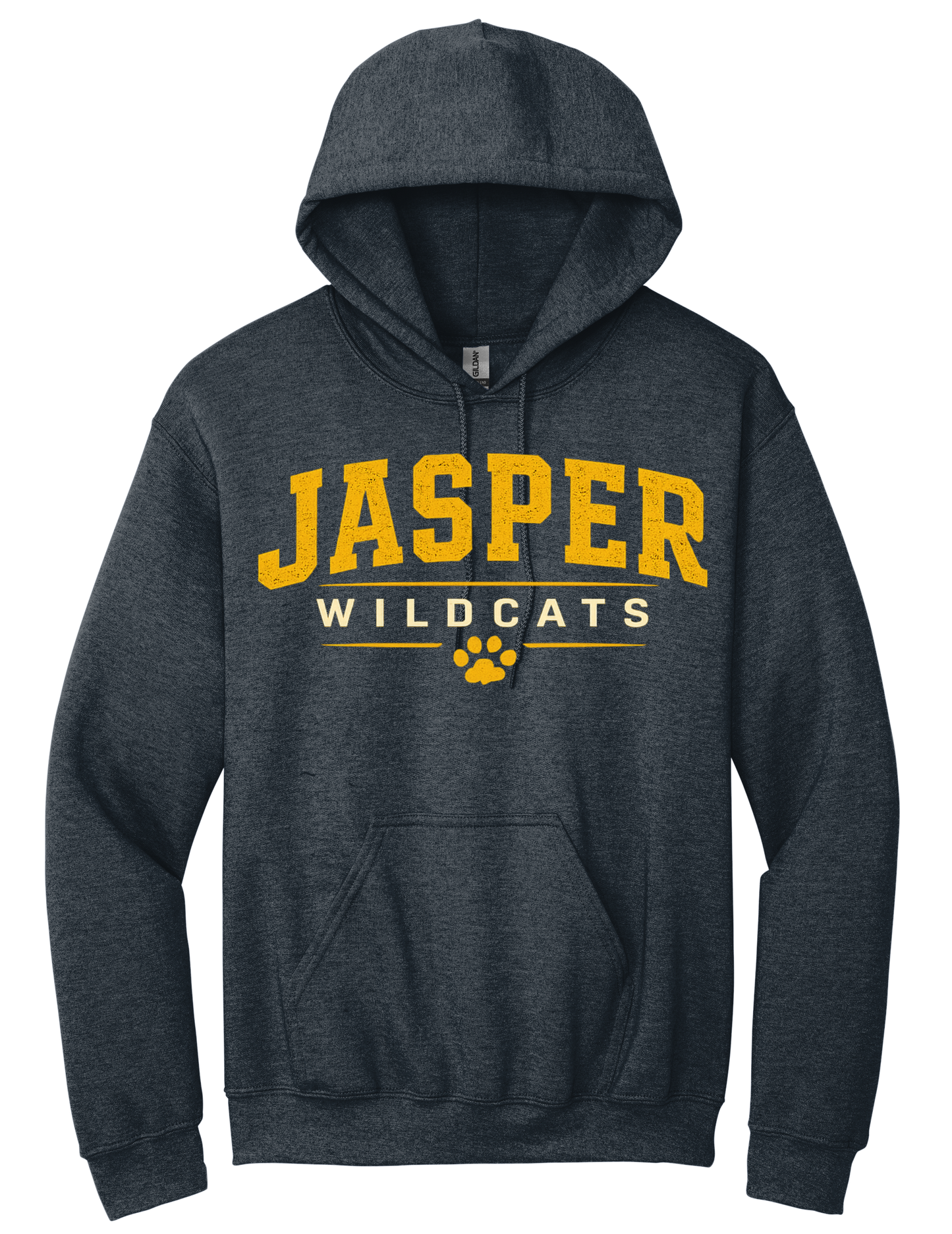 Jasper Wildcats Paw Print Gildan Hoodie