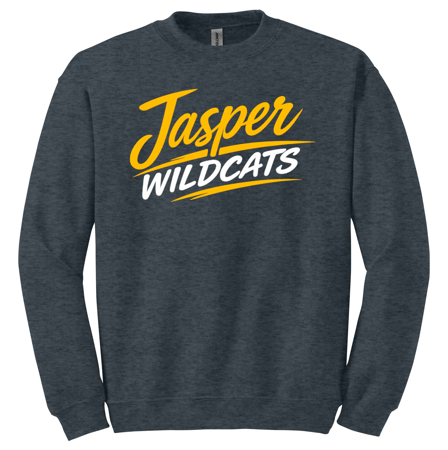 Jasper Wildcats Underline Gildan Crewneck