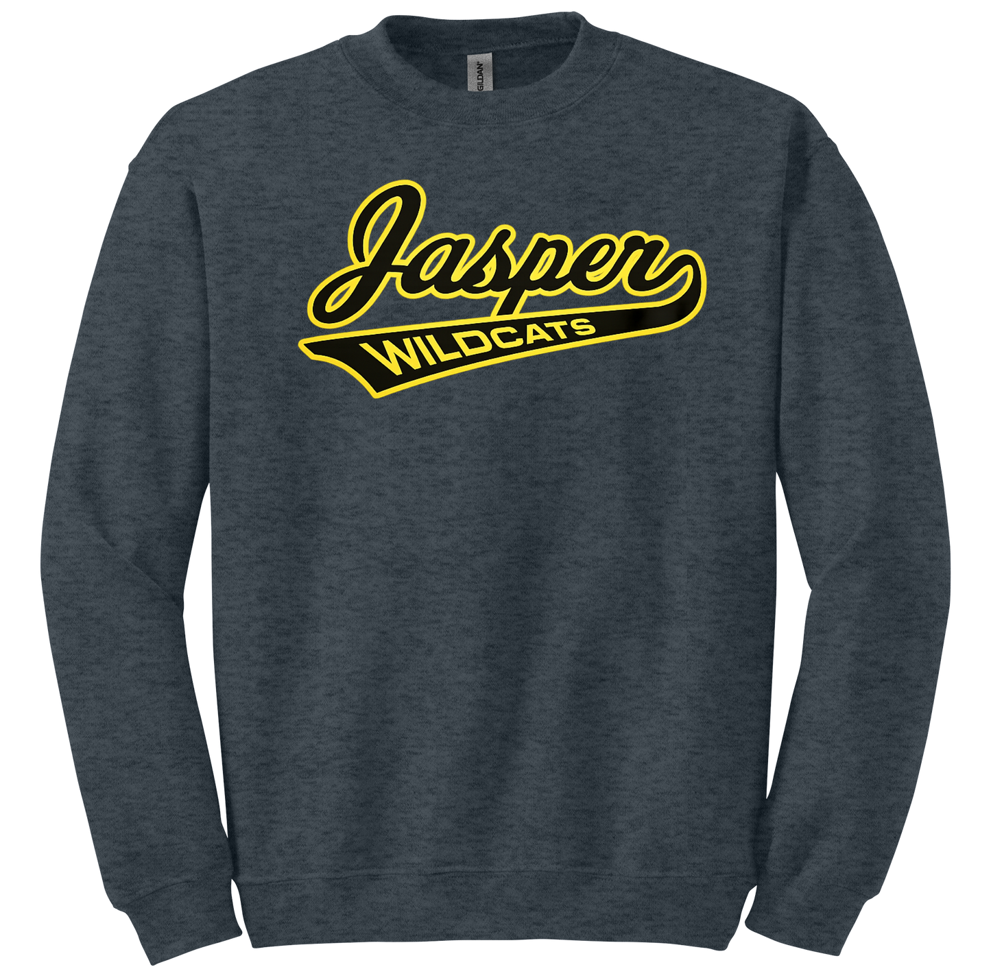 Jasper Wildcats Tail Gildan Crewneck