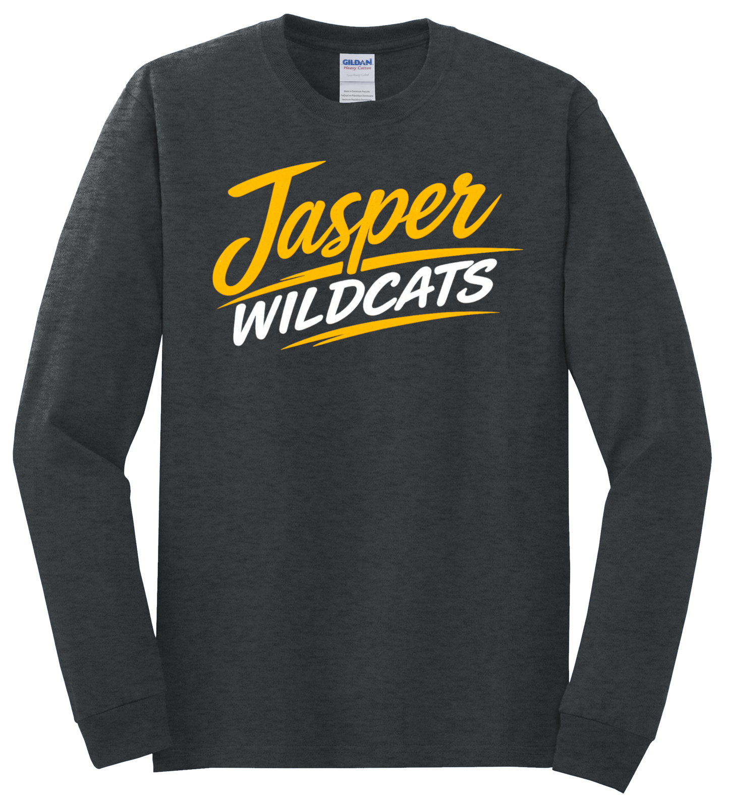 Jasper Wildcats Underline Gildan Long Sleeve