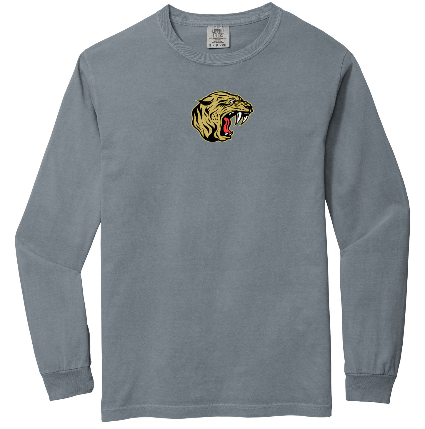 Wildcat Mascot Comfort Colors Long Sleeve