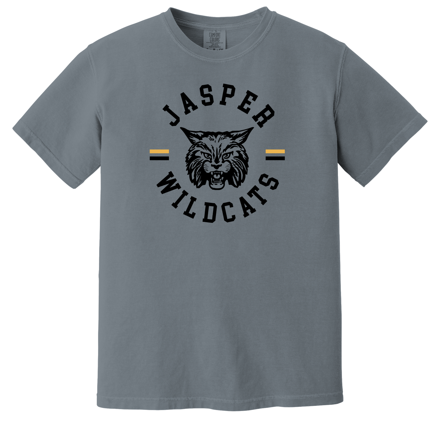 Jasper Wildcats Circle Comfort Colors Short Sleeve