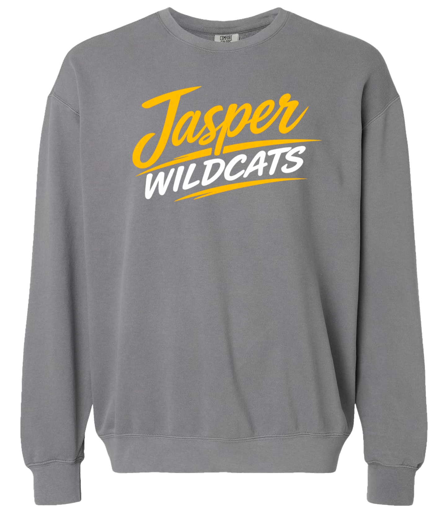 Jasper Wildcats Underline Comfort Colors Crewneck