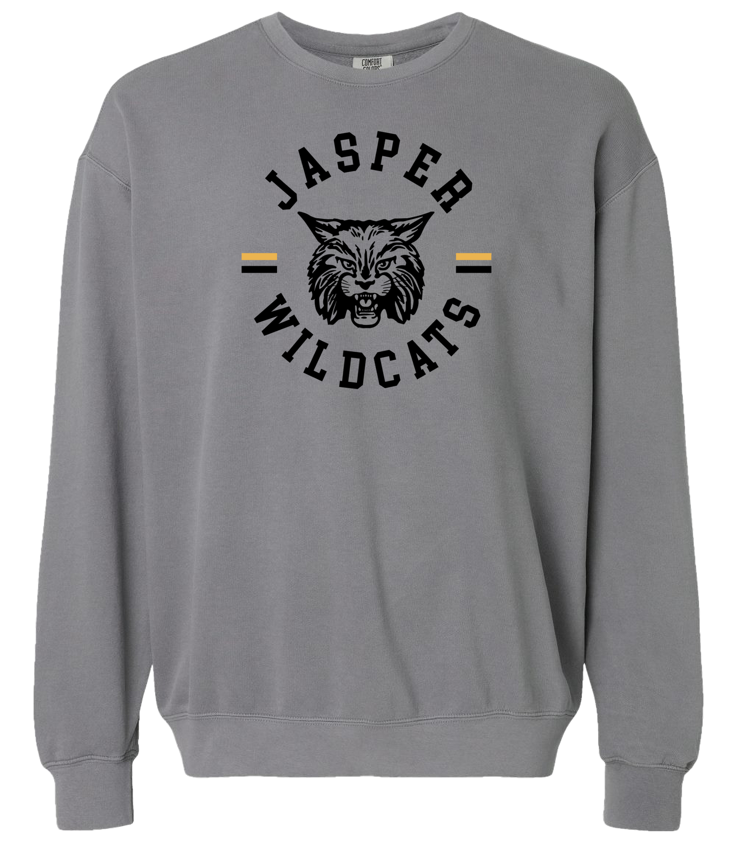 Jasper Wildcats Circle Comfort Colors Crewneck