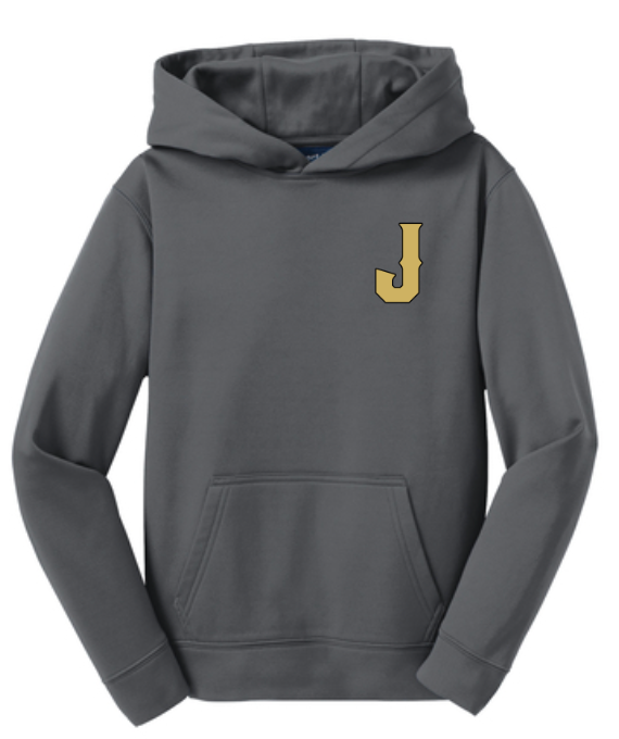 J Chest Logo Performance Hoodie