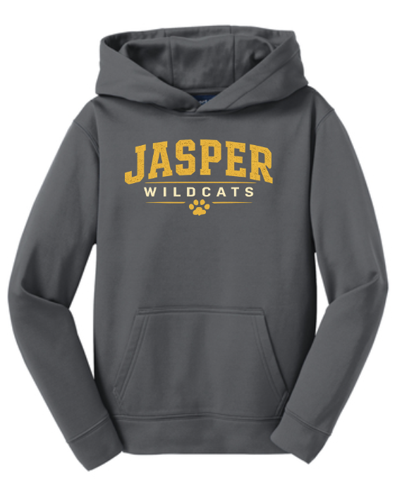 Jasper Wildcats Paw Print Performance Hoodie