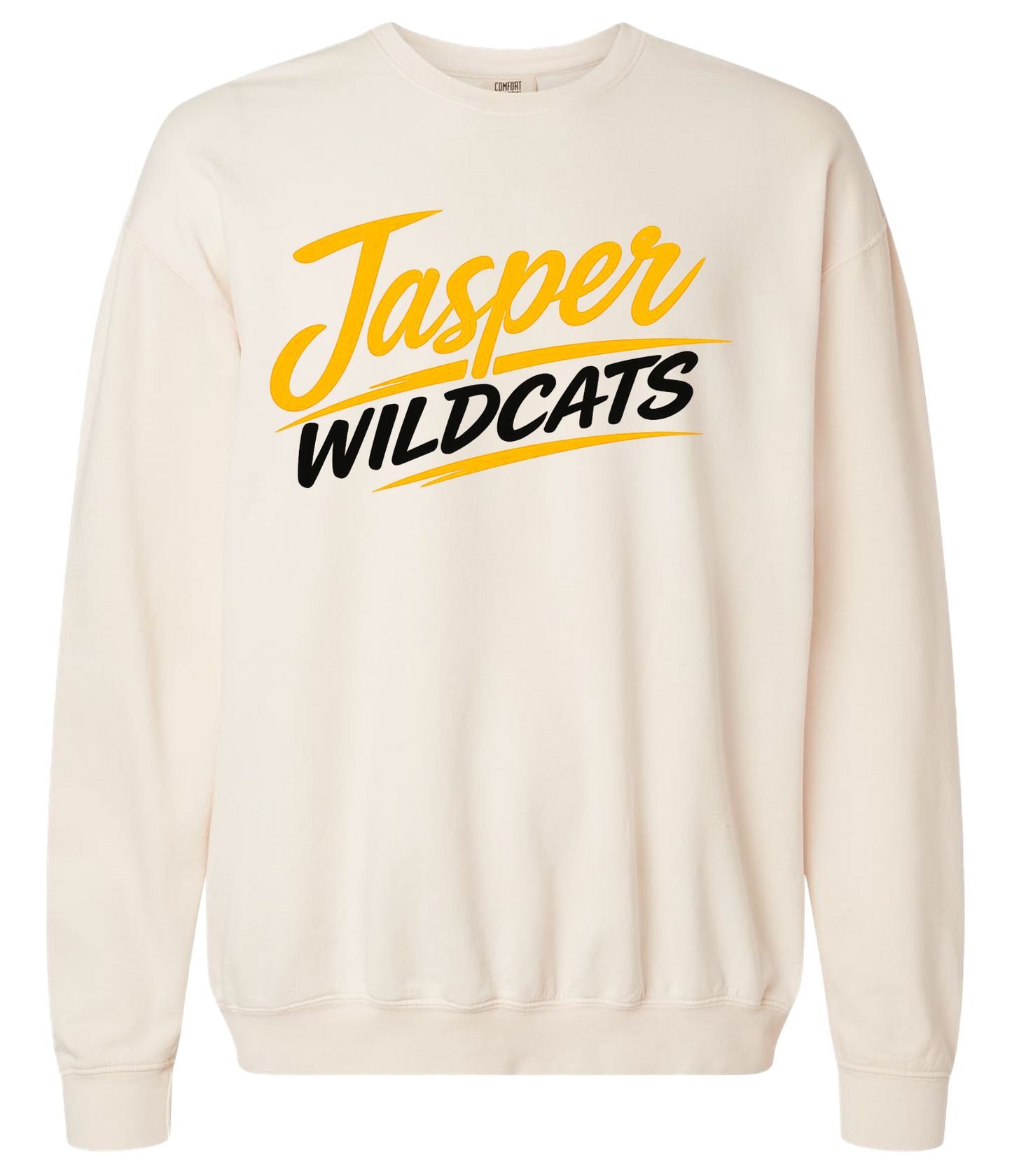 Jasper Wildcats Underline Comfort Colors Crewneck