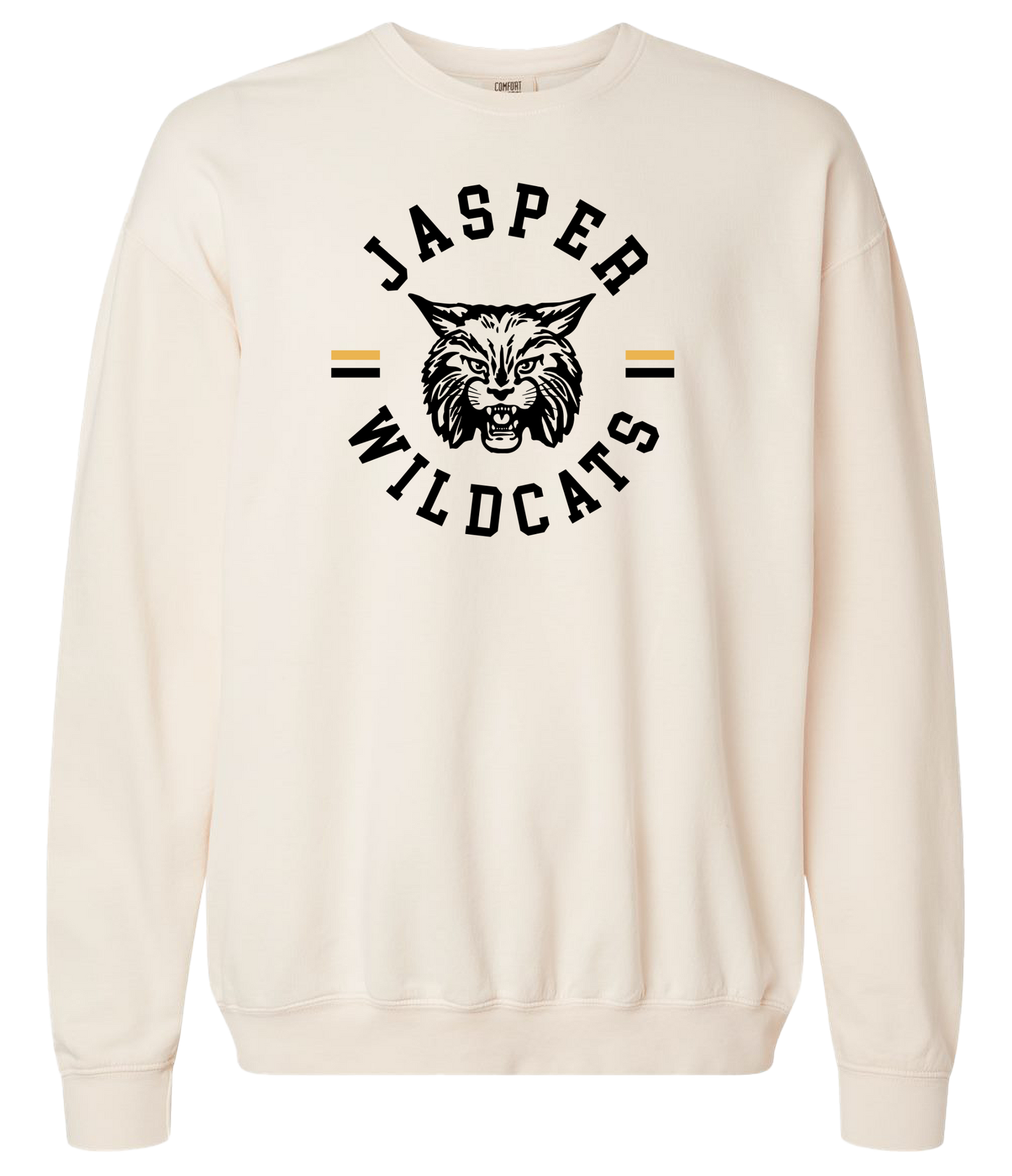 Jasper Wildcats Circle Comfort Colors Crewneck