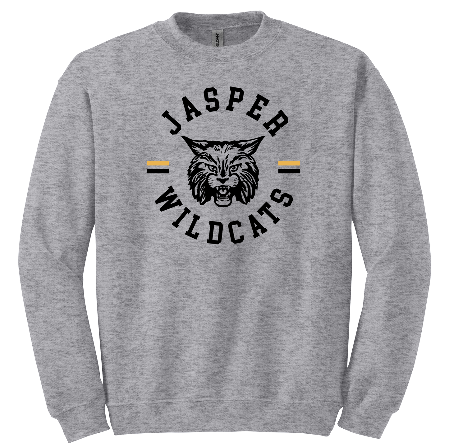 Jasper Wildcats Circle Gildan Crewneck