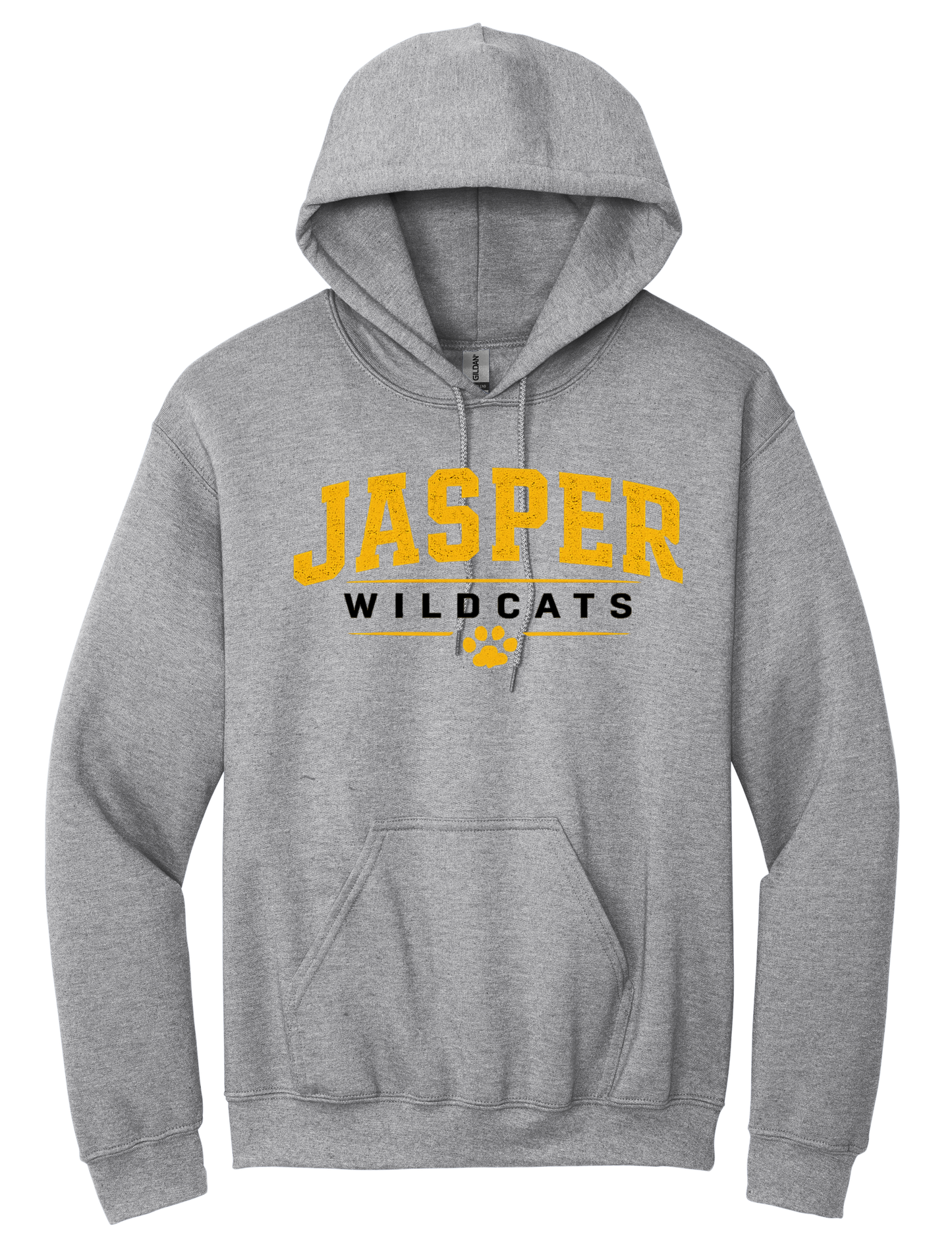 Jasper Wildcats Paw Print Gildan Hoodie