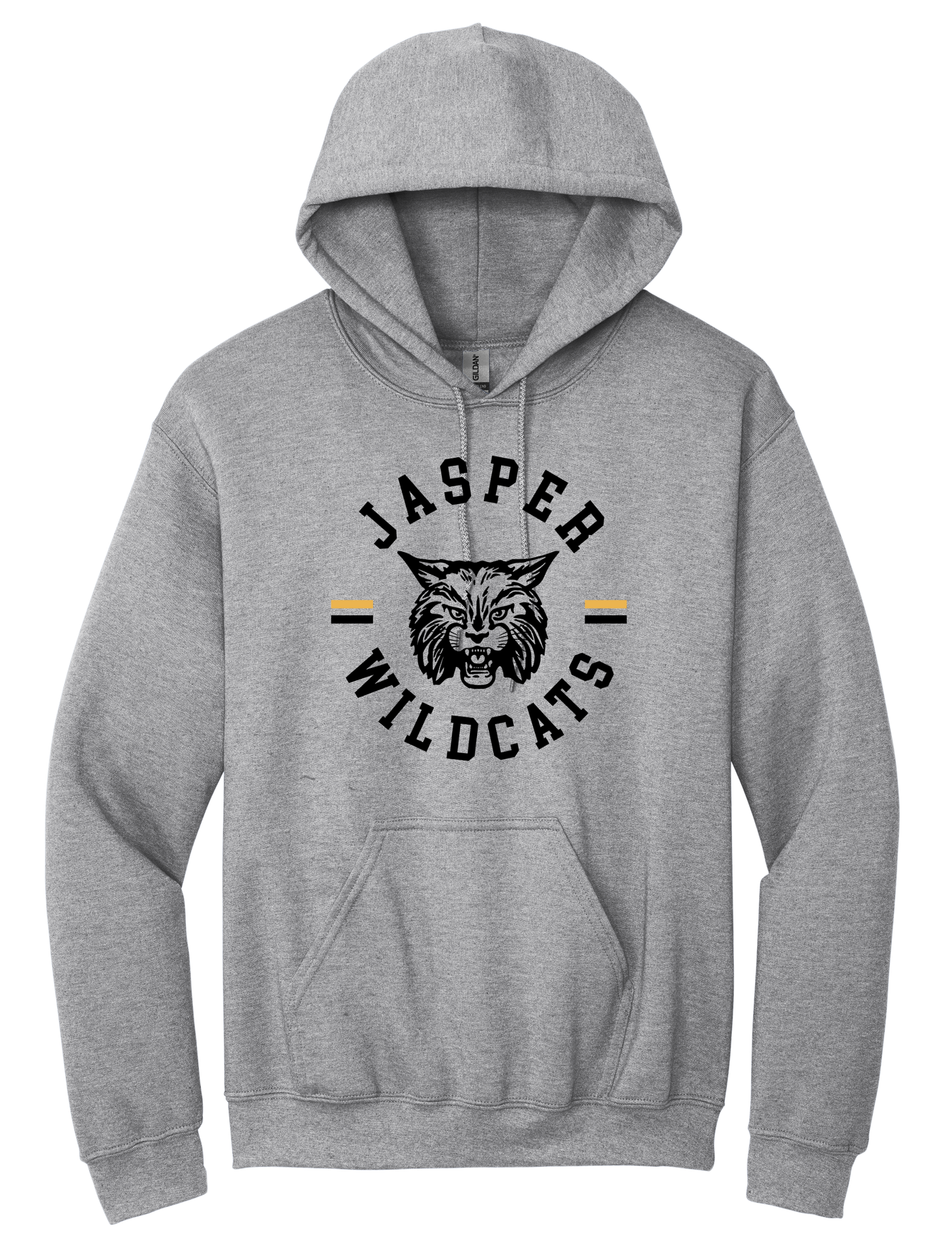 Jasper Wildcats Circle Gildan Hoodie
