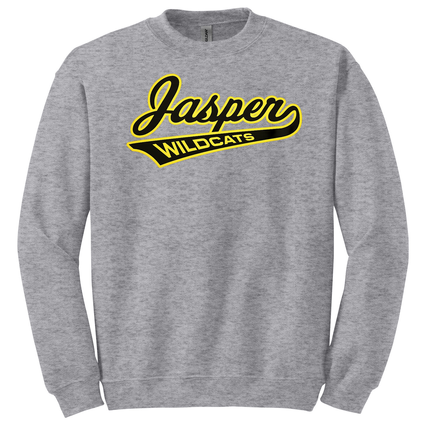Jasper Wildcats Tail Gildan Crewneck