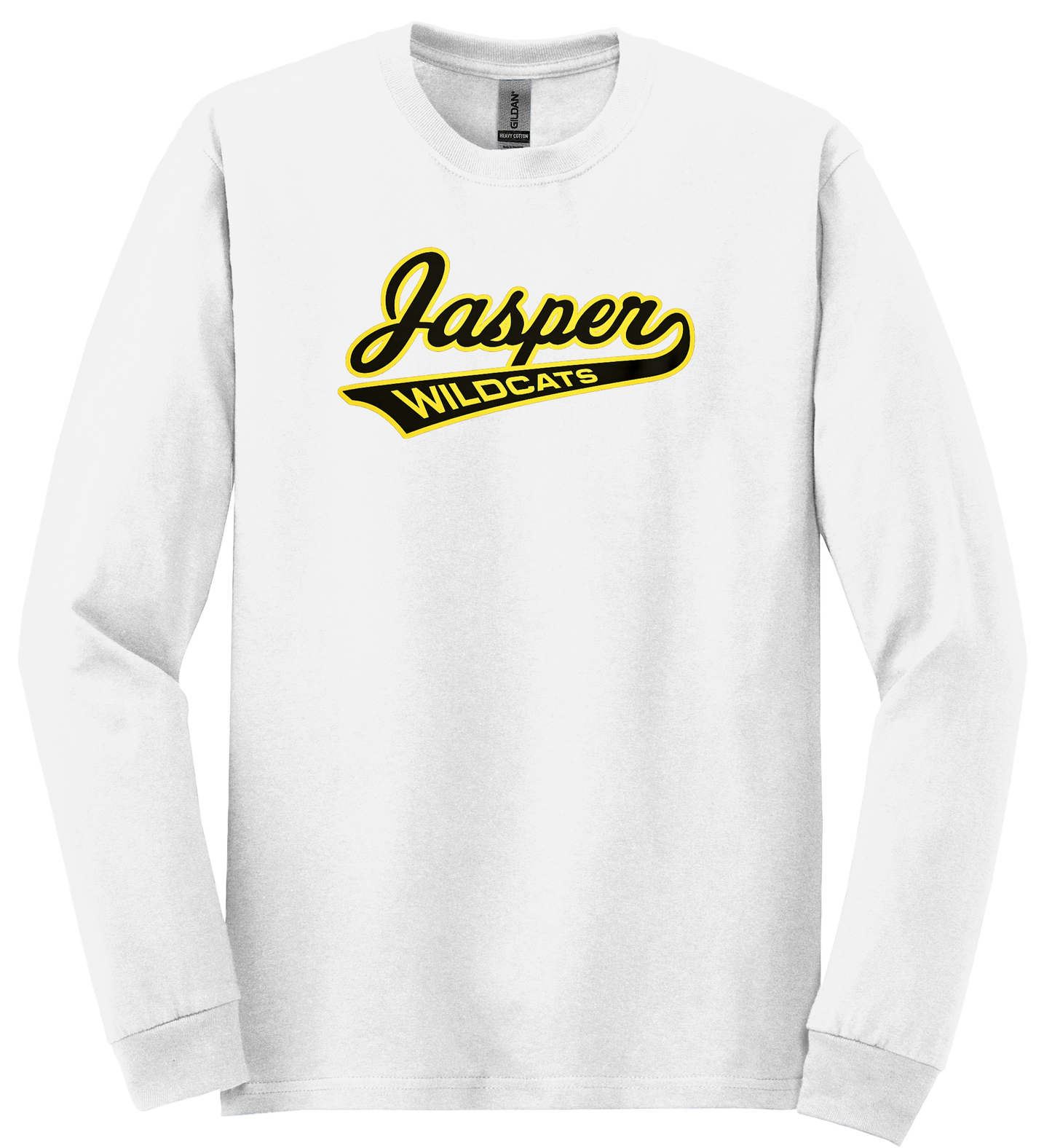 Jasper Wildcats Tail Gildan Long Sleeve