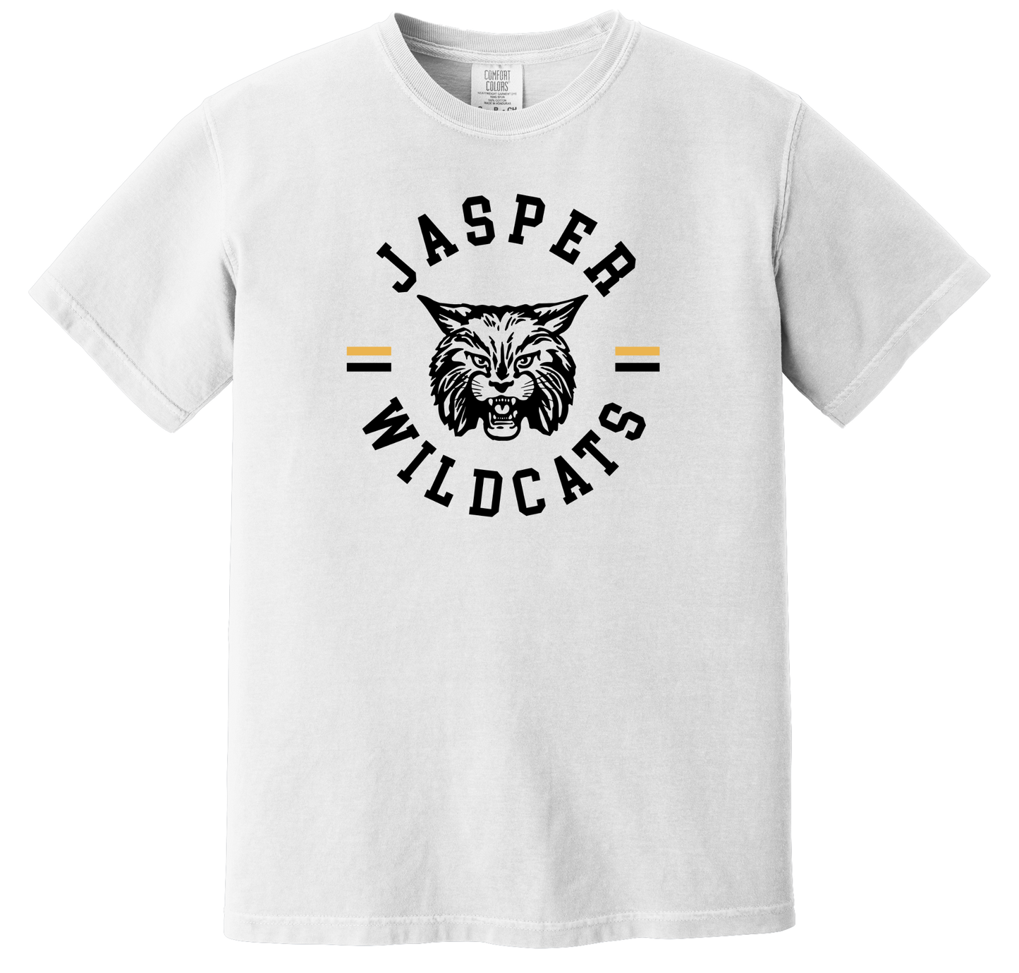 Jasper Wildcats Circle Comfort Colors Short Sleeve