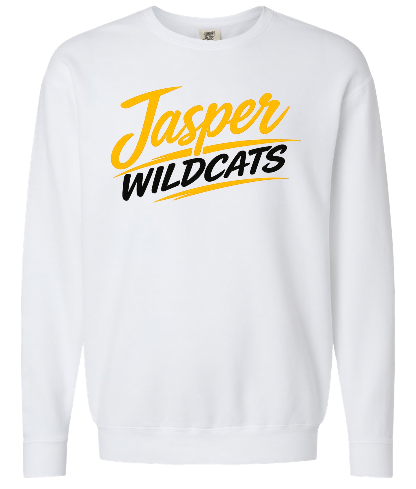 Jasper Wildcats Underline Comfort Colors Crewneck